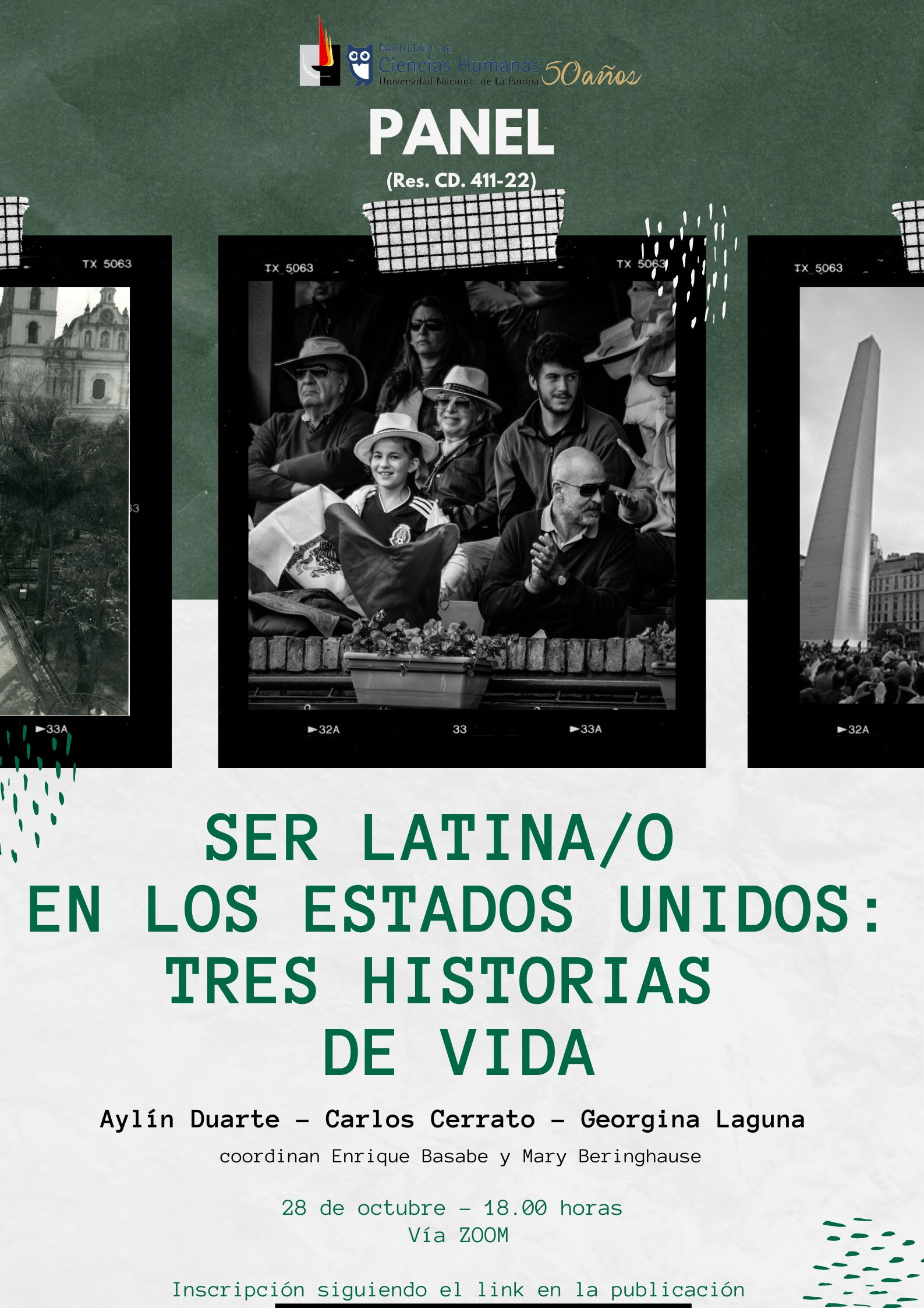 Ser Latina/o en los Estados Unidos de América: Tres historias de vida